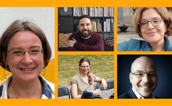 Portraits des différents intervenants à la Journée des communicateurs 2025